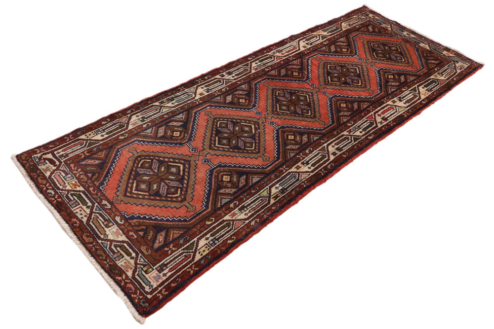 Läufer Perser - Nomadic - 79 x 207 cm - rost