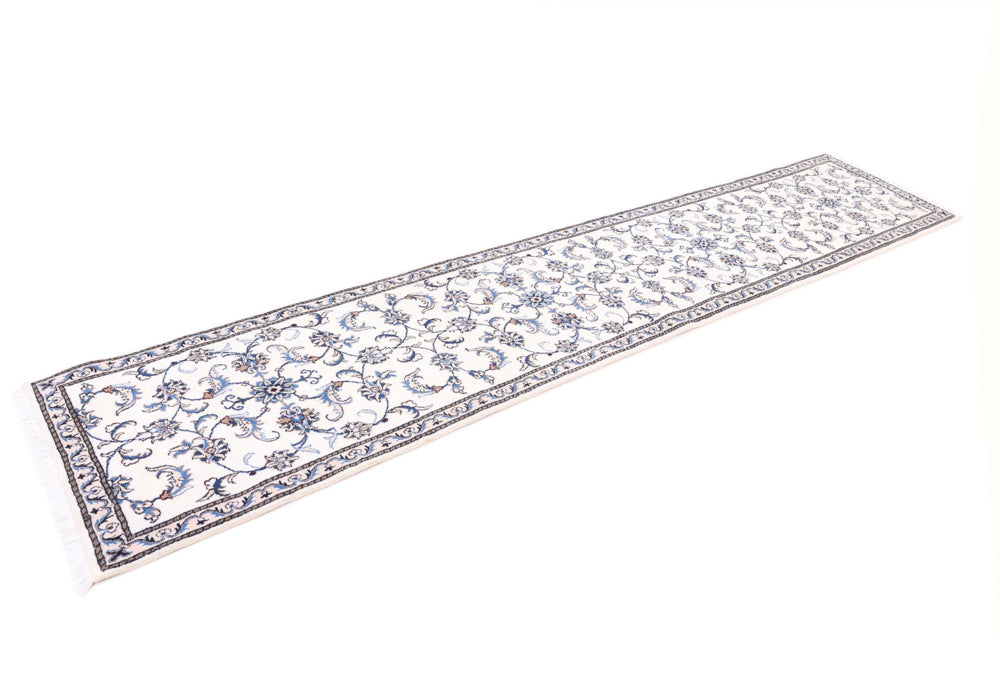 Läufer Perser - Nain - 382 x 79 cm - creme