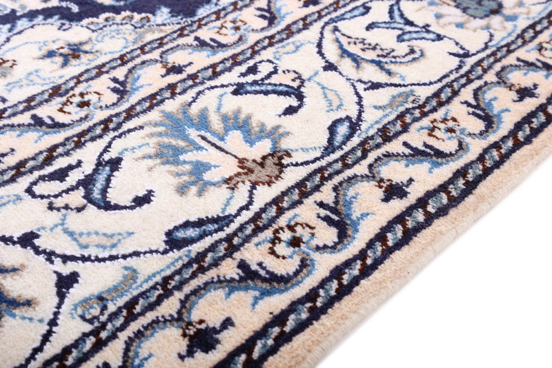 Perserteppich - Nain - 233 x 164 cm - dunkelblau