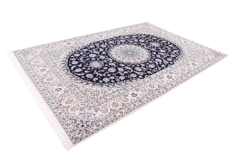 Perserteppich - Nain - Premium - 309 x 206 cm - dunkelblau