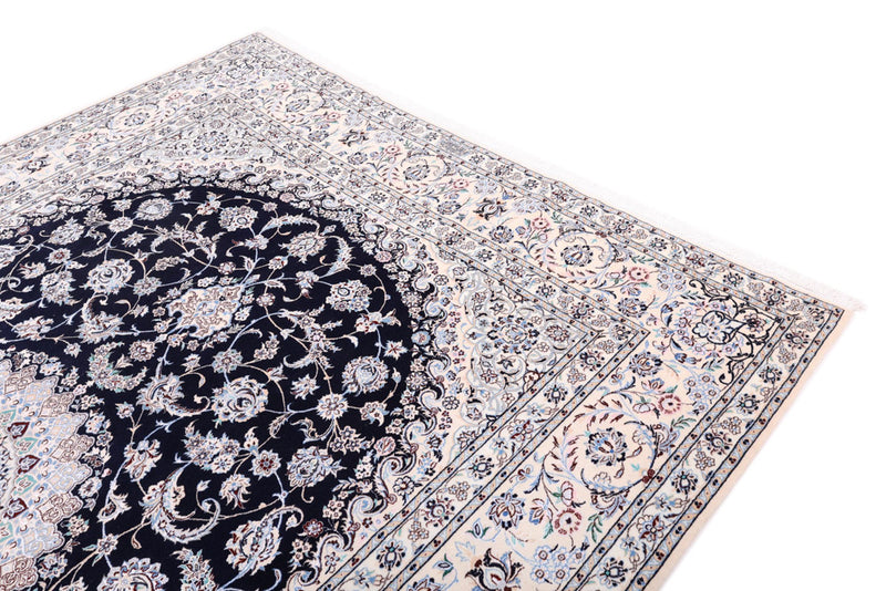 Perserteppich - Nain - Premium - 309 x 206 cm - dunkelblau