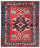 Perserteppich - Nomadic - 90 x 72 cm - mehrfarbig