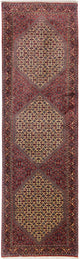 Läufer Perser - Bidjar - 88 x 300 cm - rost