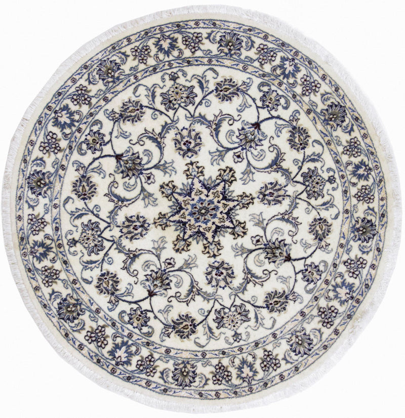 Perserteppich - Nain rund  - 150 x 150 cm - creme