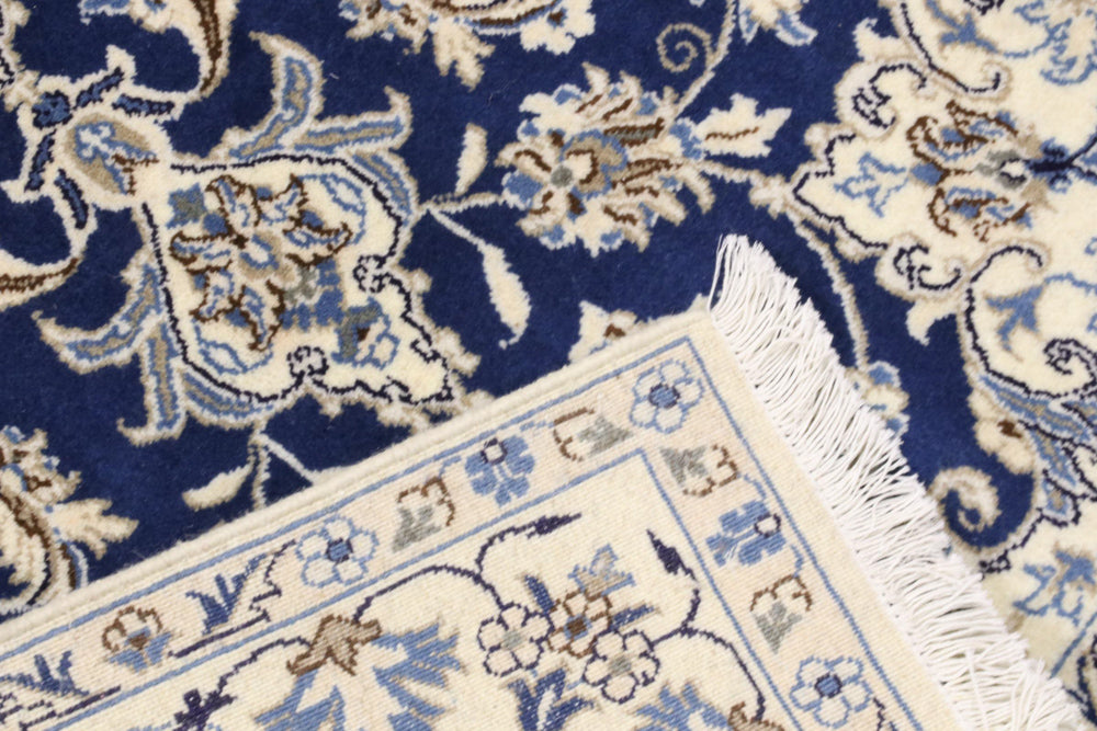 Perserteppich - Nain - 206 x 120 cm - blau