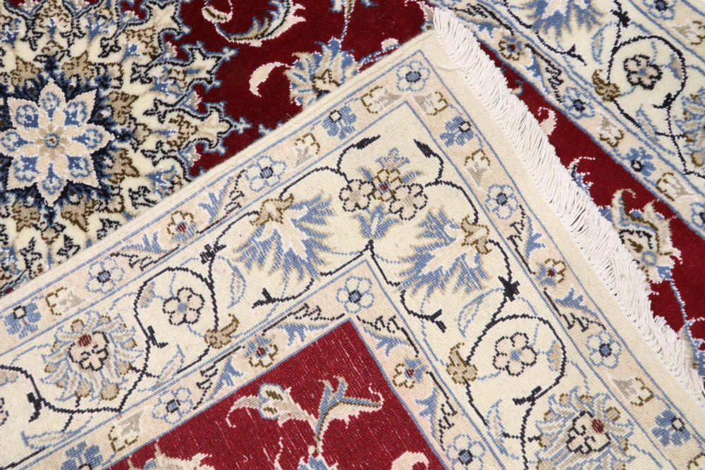 Perserteppich - Nain - 195 x 118 cm - rot