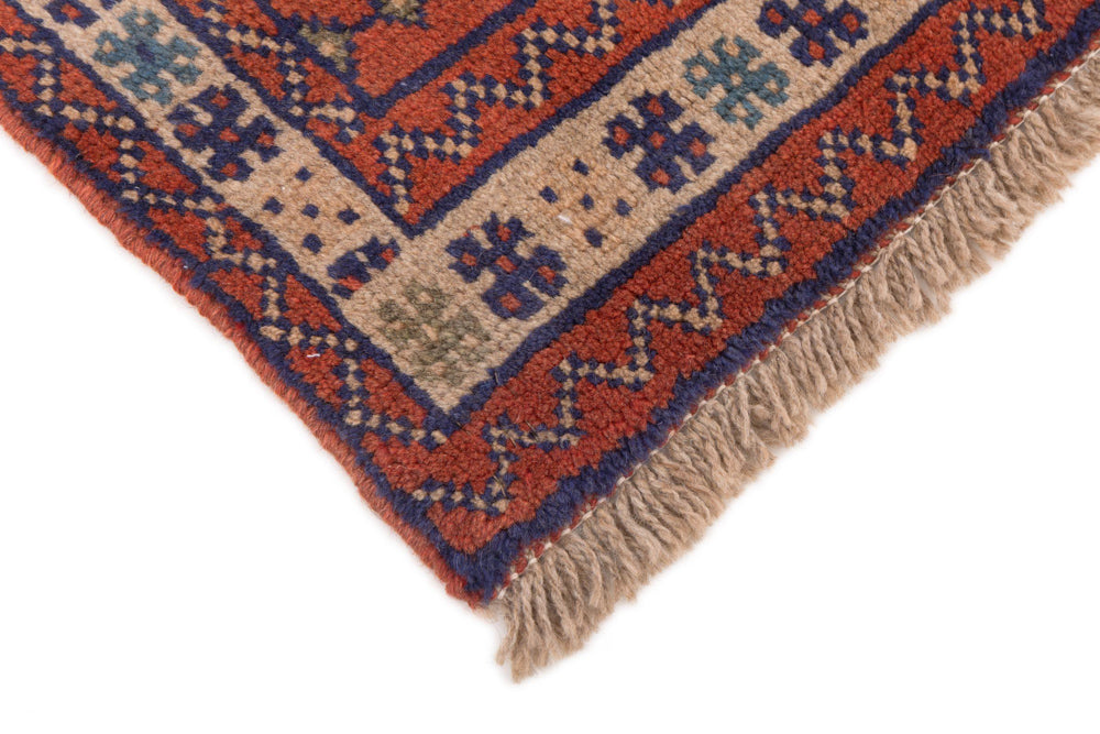 Läufer Perser - Nomadic - 195 x 60 cm - dunkelrot