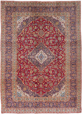 Perserteppich - Keshan - 335 x 247 cm - rot