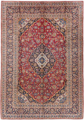 Perserteppich - Keshan - 350 x 250 cm - rot
