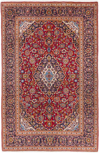 Perserteppich - Keshan - 320 x 208 cm - rot