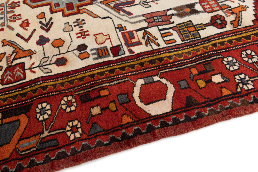 Perserteppich - Nomadic - 200 x 122 cm - beige