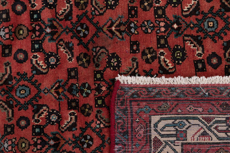 Perserteppich - Nomadic - 190 x 146 cm - dunkelrot