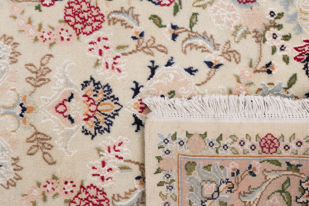 Perserteppich - Täbriz - Royal - 201 x 120 cm - creme