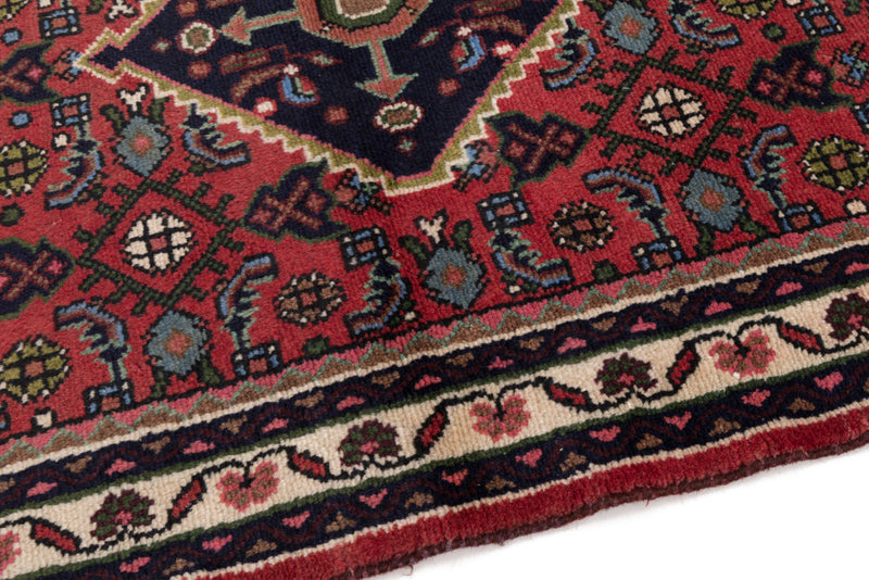 Perserteppich - Nomadic - 130 x 85 cm - dunkelrot