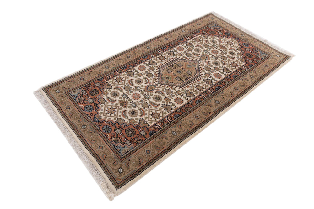 Orientteppich - Bidjar - Indus - 73 x 138 cm - sand