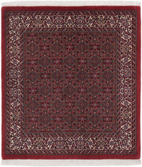 Perserteppich - Bidjar - Royal - 107 x 100 cm - dunkelrot