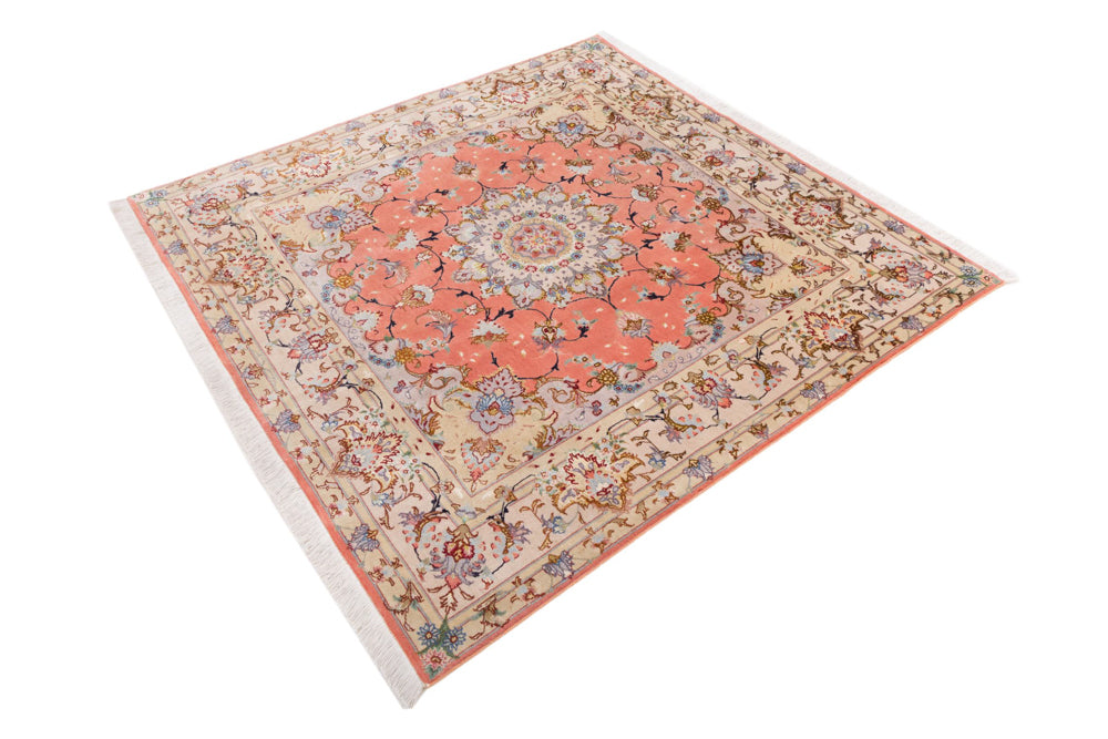 Tapis de Tabriz - 50 rangs Tapis 153x153cm - Tapis persan