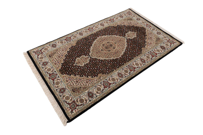 Orientteppich - Täbriz - 155 x 95 cm - dunkelbeige