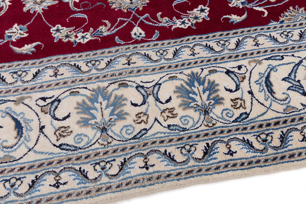 Perserteppich - Nain - 293 x 198 cm - rot