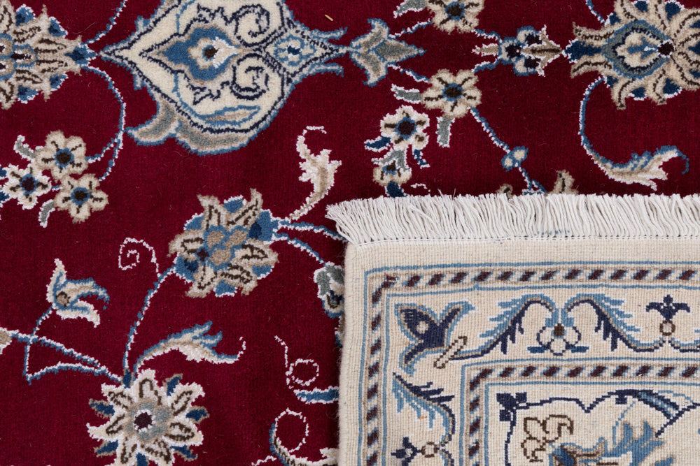 Perserteppich - Nain - 293 x 198 cm - rot