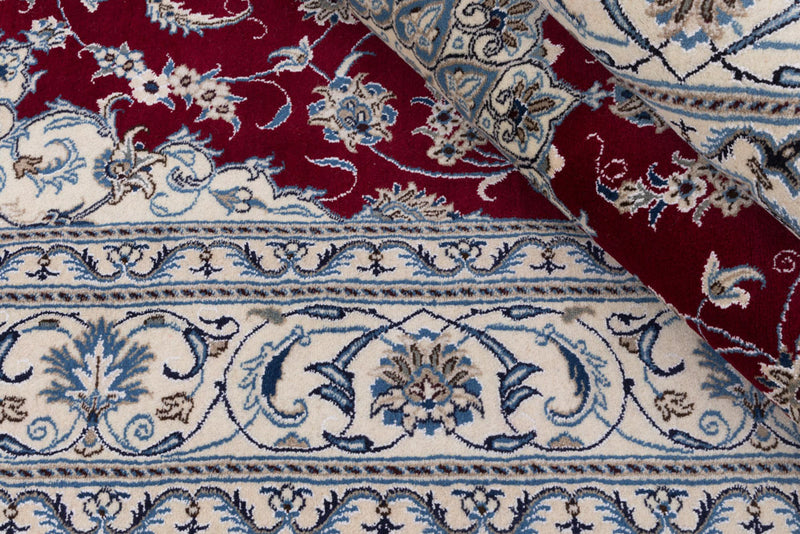 Perserteppich - Nain - 293 x 198 cm - rot