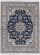 Perserteppich - Nain - 145 x 197 cm - dunkelblau