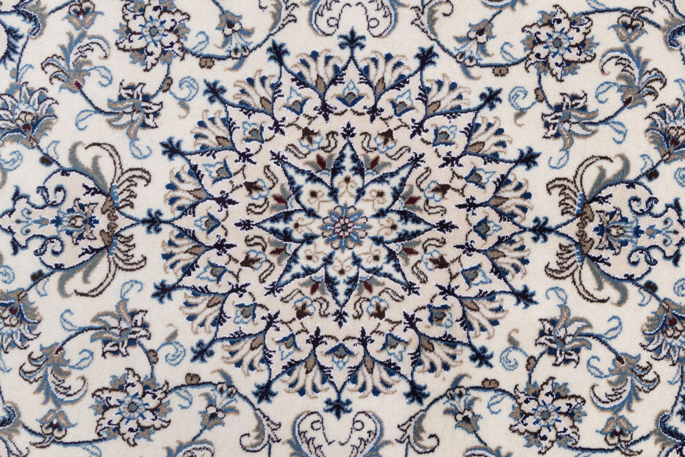 Perserteppich - Nain quadratisch  - 197 x 197 cm - creme