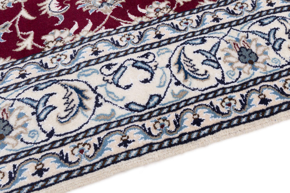 Perserteppich - Nain - 232 x 165 cm - rot