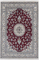 Perserteppich - Nain - 237 x 161 cm - rot