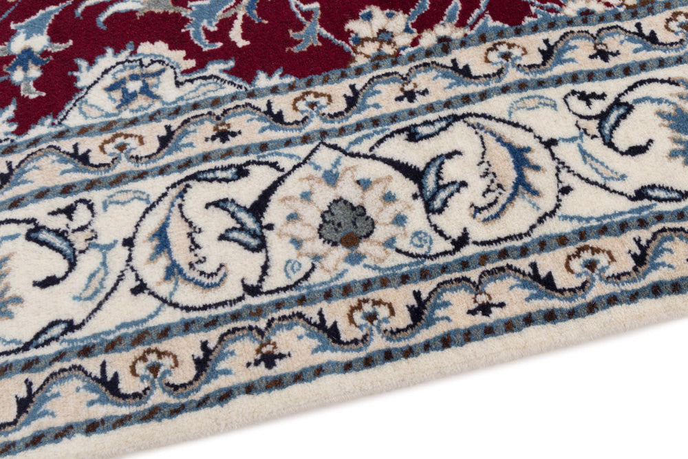 Perserteppich - Nain - 237 x 161 cm - rot