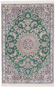Perserteppich - Nain - 136 x 88 cm - grün