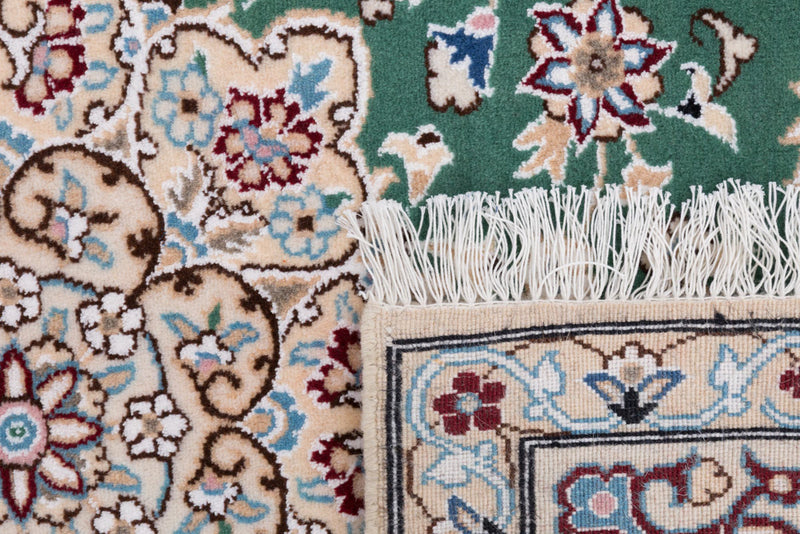 Perserteppich - Nain - 133 x 88 cm - grün