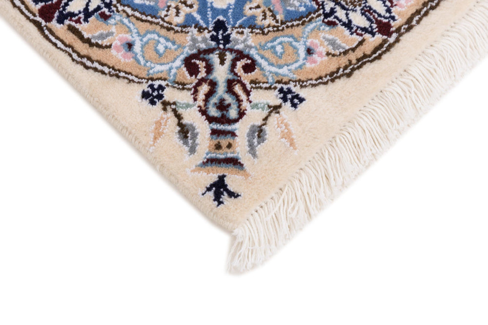 Perserteppich - Nain - 90 x 60 cm - blau