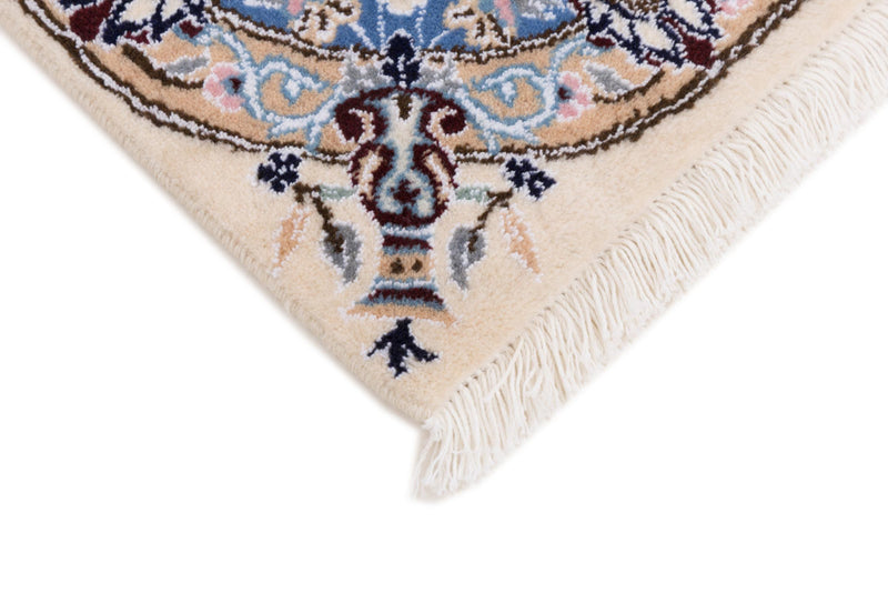 Perserteppich - Nain - 90 x 60 cm - blau