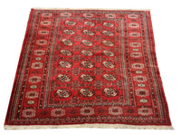 Tapis afghan - 154 x 114 cm - rouge
