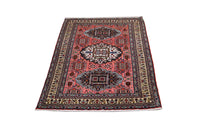 Tapis persan - Nomadic - 182 x 139 cm - saumon