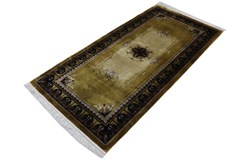 China Teppich 190 x 90 cm - grün