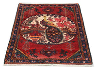 Tappeto afgano - 145 x 117 cm - rosso scuro
