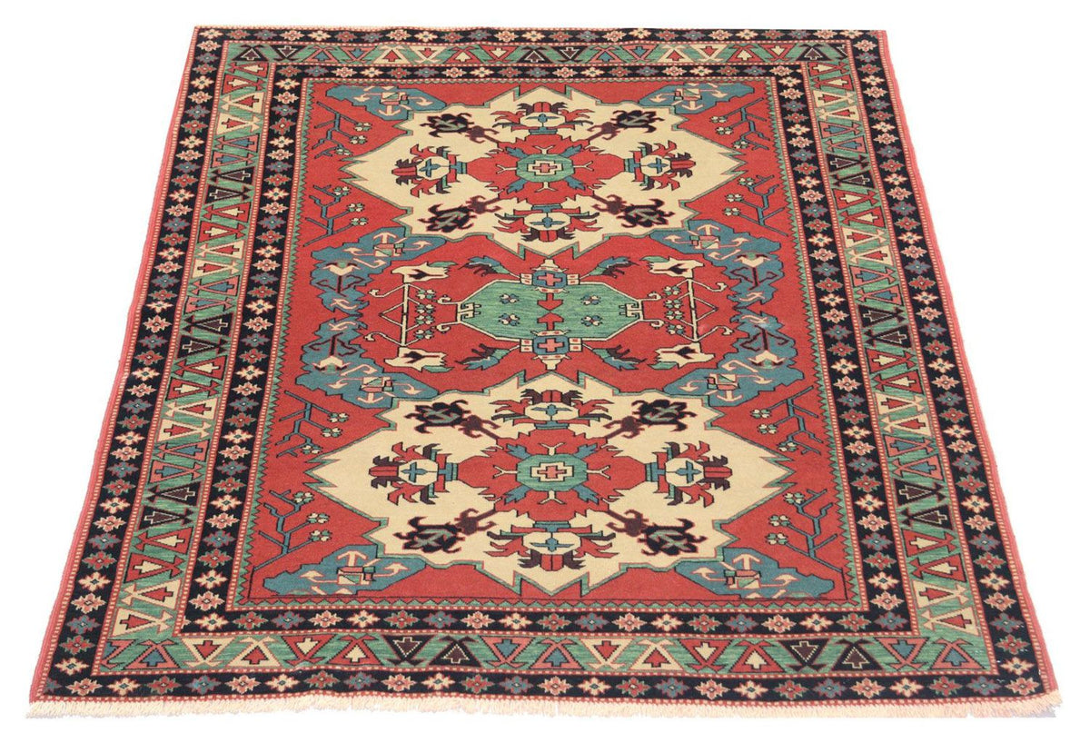 Afghan Teppich 170 x 138 cm - rot