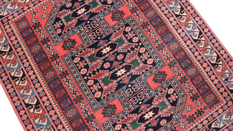 Afghan Teppich 153 x 134 cm - rot
