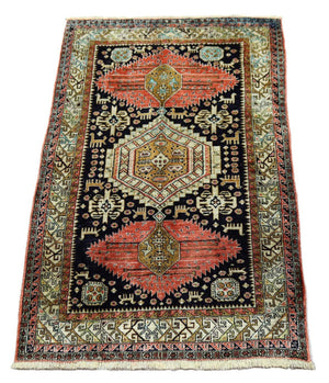 Orientteppich 130 x 84 cm - dunkelblau
