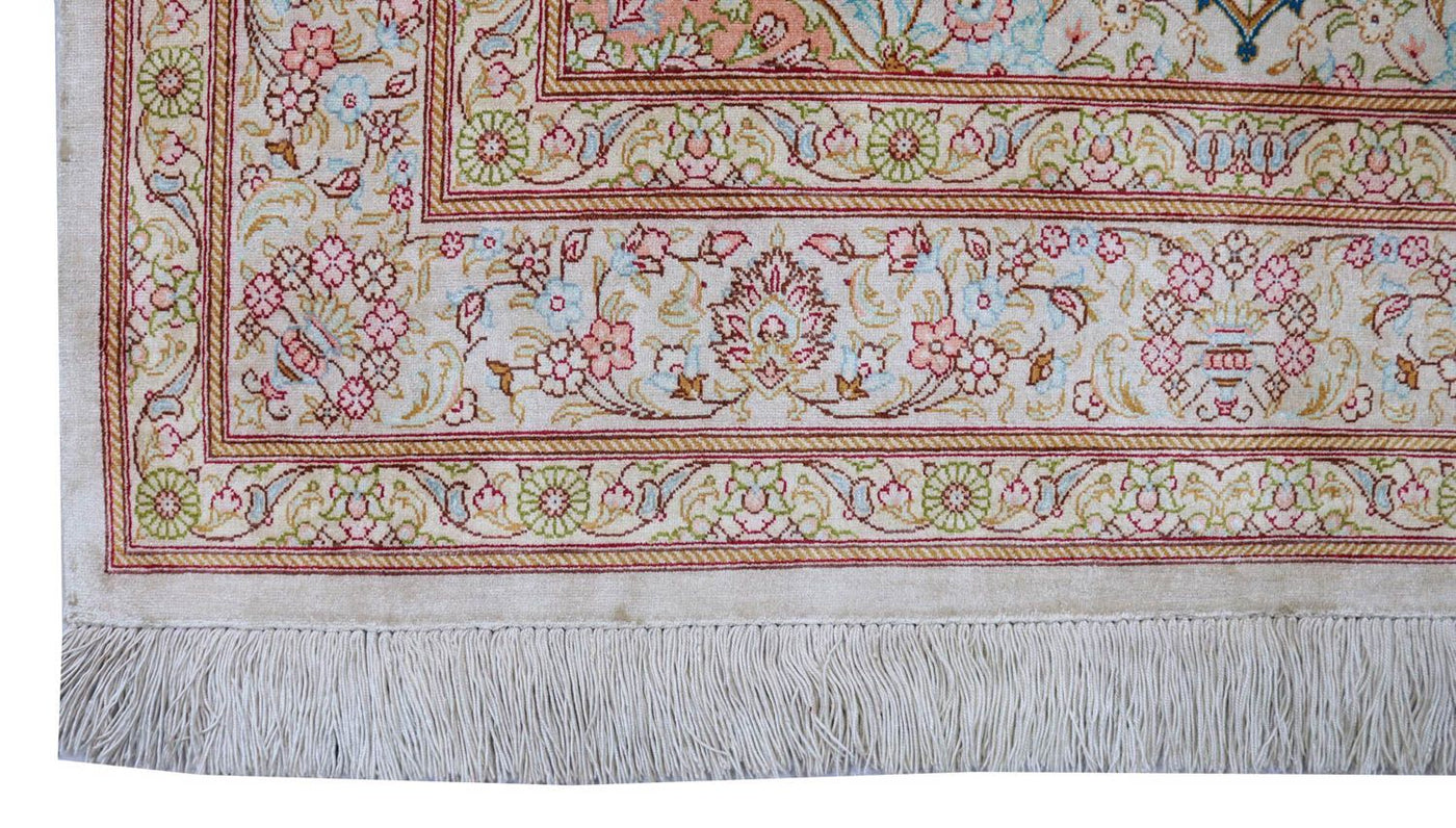 Qom seta Tappeto 150x100cm - Tappeto persiano