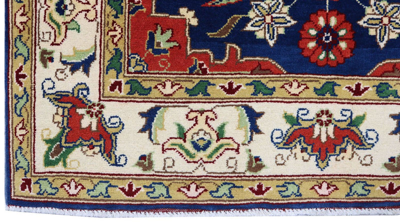 Ziegler Teppich 152 x 102 cm - dunkelblau