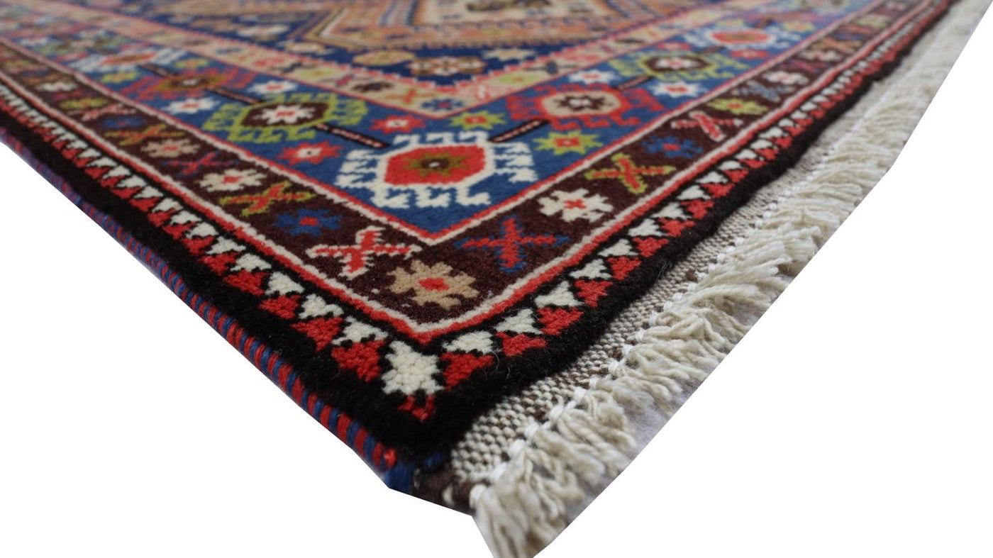 Perserteppich - Nomadic 162 x 108 cm - dunkelblau