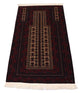 Afghan Teppich 150 x 95 cm - dunkelrot