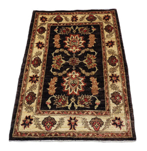 Ziegler Teppich 125 x 89 cm - dunkelbraun