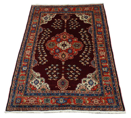 Ziegler Teppich - Kazak 188 x 122 cm - dunkelrot