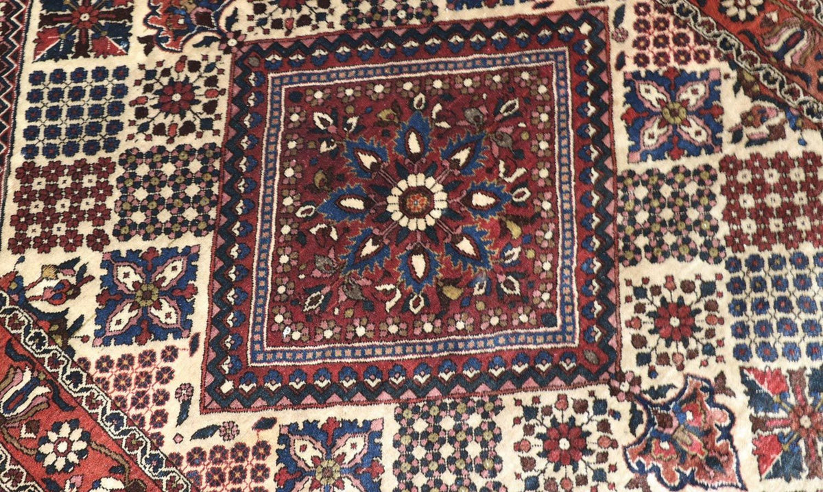 Perserteppich - Nomadic 204 x 142 cm - dunkelrot