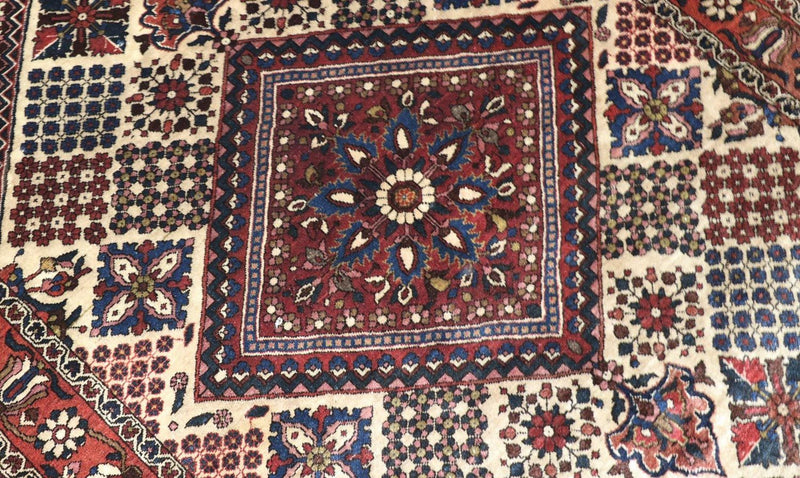 Perserteppich - Nomadic 204 x 142 cm - dunkelrot