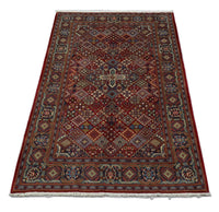 Tappeto Persero - Keshan - 220 x 140 cm - rosso scuro